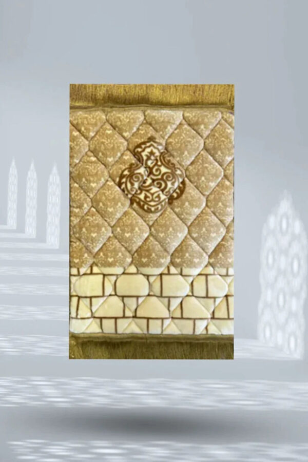 Kids series  Prayer Mat Beige_Ghilaf_e_Kaaba_-_Kids