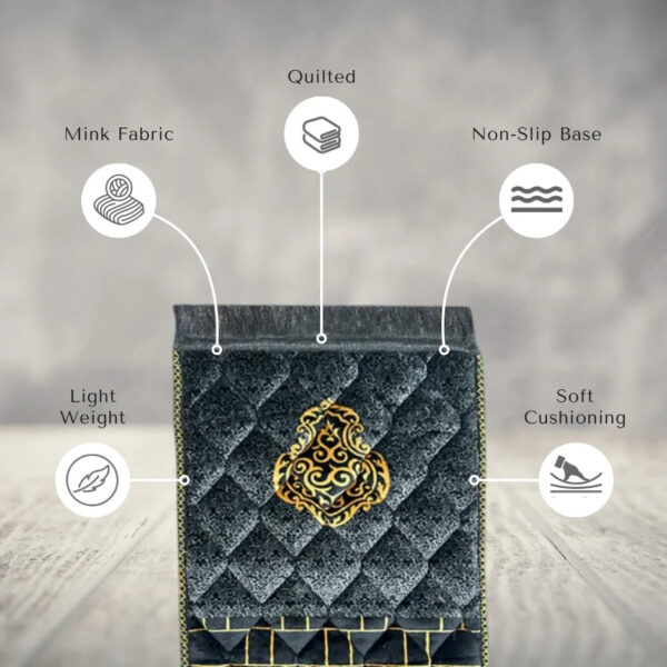 Kids series  Prayer Mat Black_Ghilaf_e_Kaaba_-_Kids