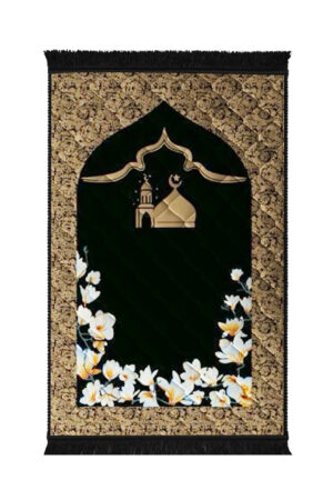 Black_Gumbad_Moon_And_Flower_-_Lite.jpg Lite series Prayer mat Black_Gumbad_Moon_And_Flower_-_Lite