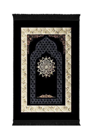 Black_Motive_Flower_-_Lite.jpg Lite series Prayer mat Black_Motive_Flower_-_Lite