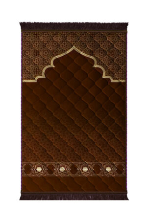 Lite series  Prayer mat Brown_Half_Gumbad_-_Lite