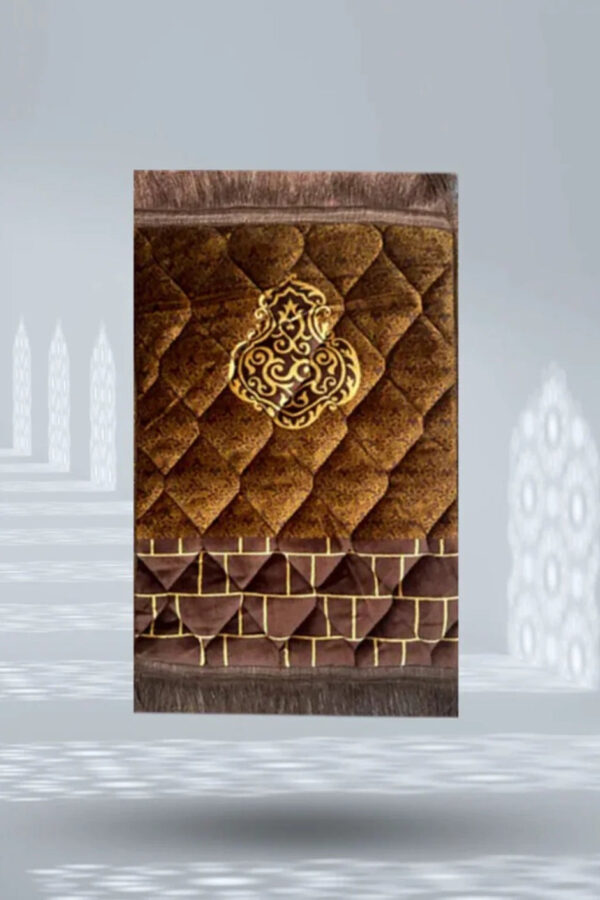 Kids series  Prayer Mat Chocolate_Brown_Ghilaf_e_Kaaba_-_Kids