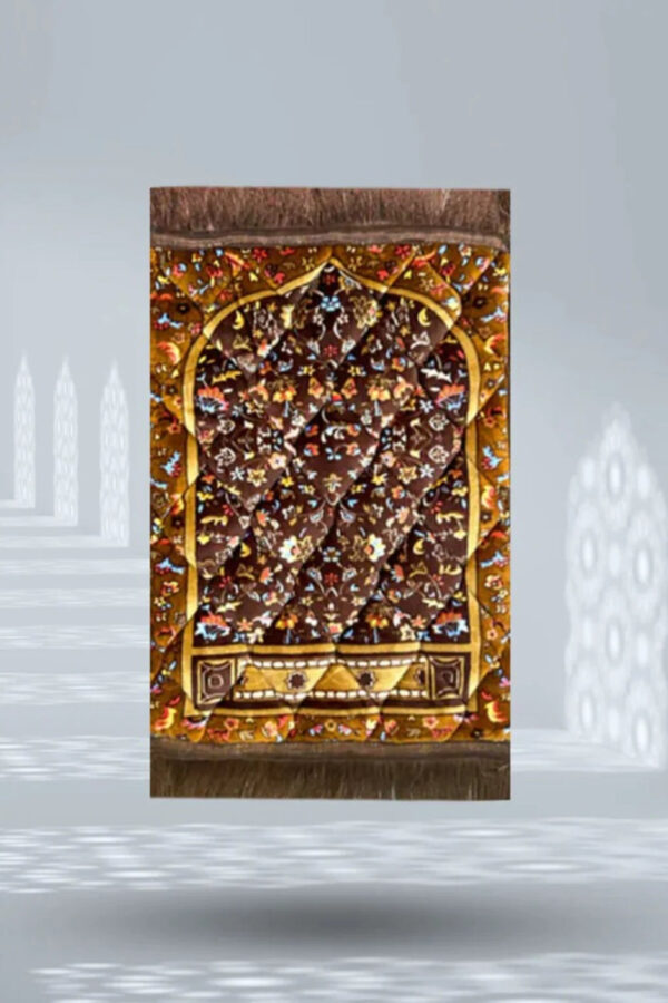 Kids series  Prayer Mat Chocolate_Brown_Maqam_e_Ibrahim_-_Kids