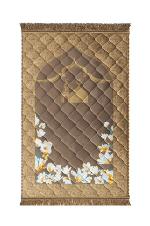 Lite series  Prayer mat Coffee_Gumbad_Moon_And_Flower_-_Lite