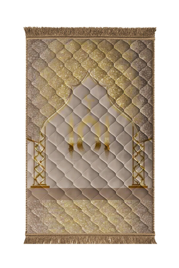 Lite series  Prayer mat Coffee_Mosque_Gumbad_With_Pillars_-_Lite