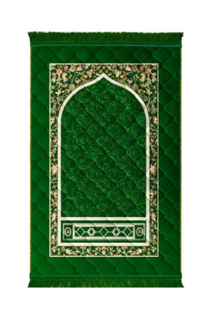 Lite series  Prayer mat Green_Gumbad_Flower_-_Lite