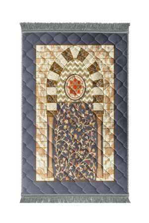 Lite series  Prayer Mat Grey_Pillar_Flower_-_Lite