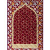 Lite series  Prayer Mat Mahroon_Gumbad_And_Flowers_-_Lite