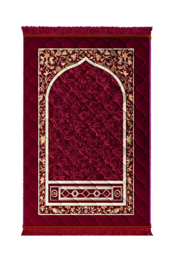 Mahroon_Gumbad_Flower-_Lite.jpg Lite series Prayer Mat Mahroon_Gumbad_Flower-_Lite