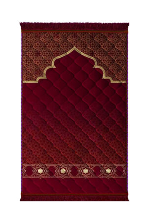 Lite series  Prayer Mat Mahroon_Half_Gumbad_-_Lite